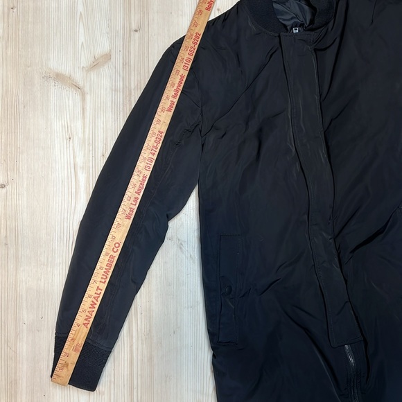 Solid Homme (Wooyoungmi) Long Black Bomber Jacket - Picture 10 of 12